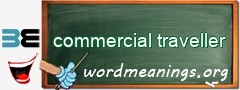 WordMeaning blackboard for commercial traveller